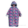 waterproof long sleeve kids beach surf changing robe